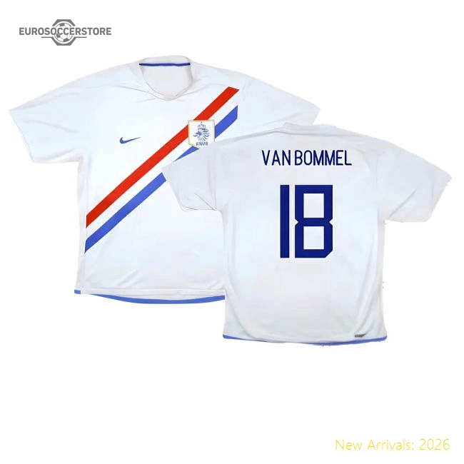 Holland 2006-08 Away Shirt ((Very Good) S) (Van Bommel 18)-Football Jersey Hub