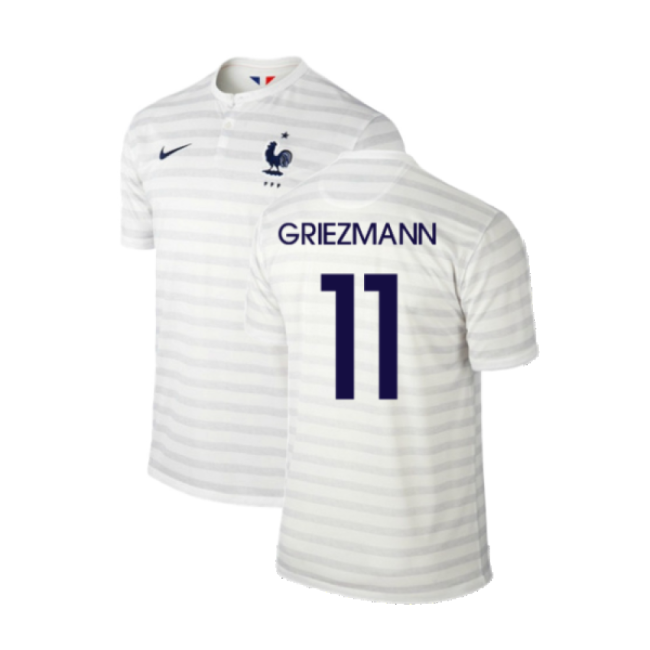 France 2014-15 Away Shirt ((Excellent) M) (Griezmann 11)-Vantage Point Soccer