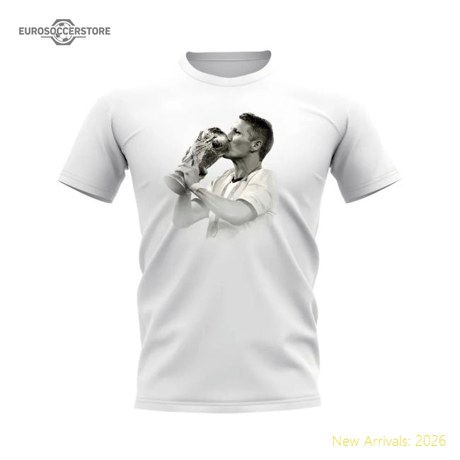 Bastian Schweinsteiger Germany Legend T-Shirt (White)-Vantage Point Soccer
