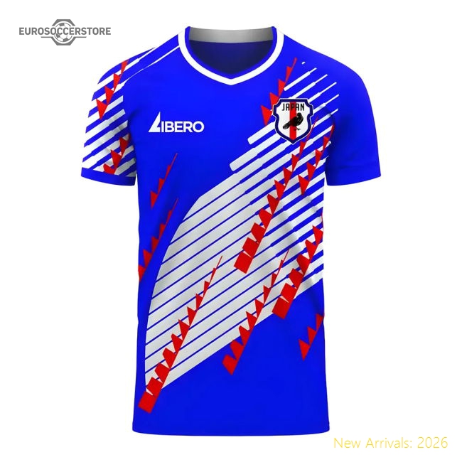 Japan 2025-2026 Home Concept Football Kit (Libero)-Vantage Point Soccer