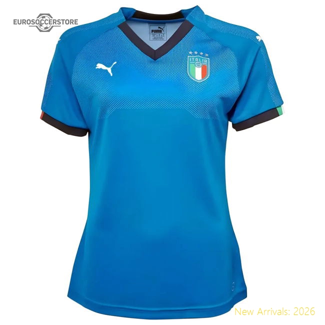 2018-2019 Italy Home Shirt (Ladies)-Vantage Point Soccer