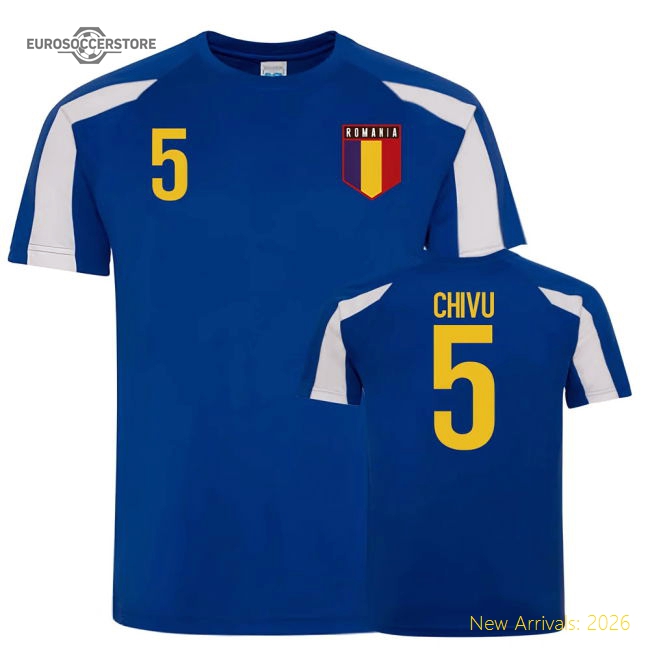 Romania Sports Training Jerseys (Chivu 5)-Vantage Point Soccer