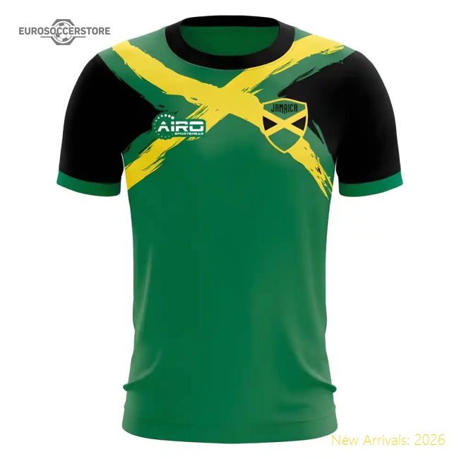 2025-2026 Jamaica Flag Concept Football Shirt-PitchVibe Kits
