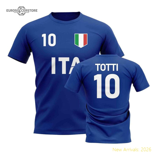 Francesco Totti Country Code Hero T-Shirt (Blue)-Vantage Point Soccer