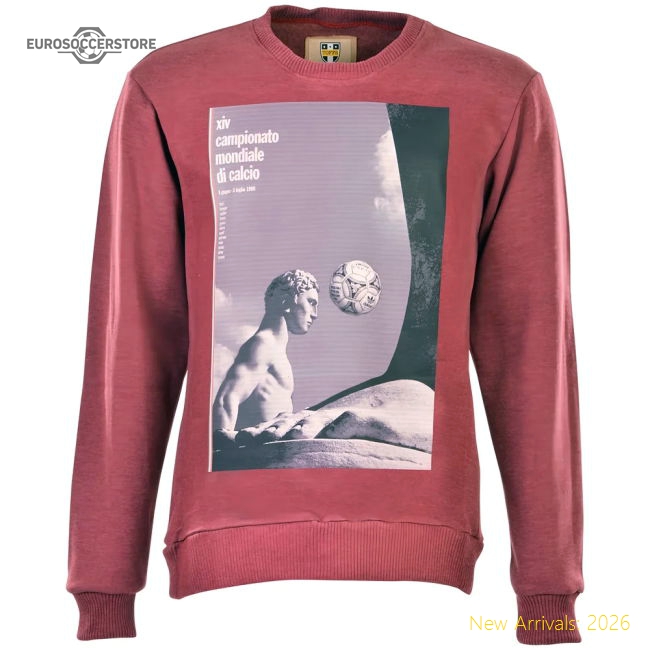 Pennarello: World Cup - Italia 1990 Sweatshirt - Wine Red-Vantage Point Soccer