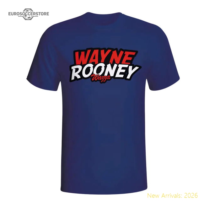 Wayne Rooney Comic Book T-shirt (navy) - Kids-Vantage Point Soccer