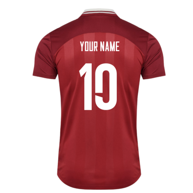 2025-2026 Denmark Womens Team Home Shirt (Unisex) (Your Name)-Vantage Point Soccer