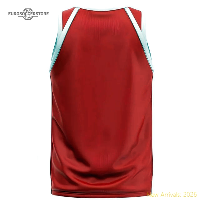 Croatia Home Concept Basketball Shirt - Baby-Vantage Point Soccer