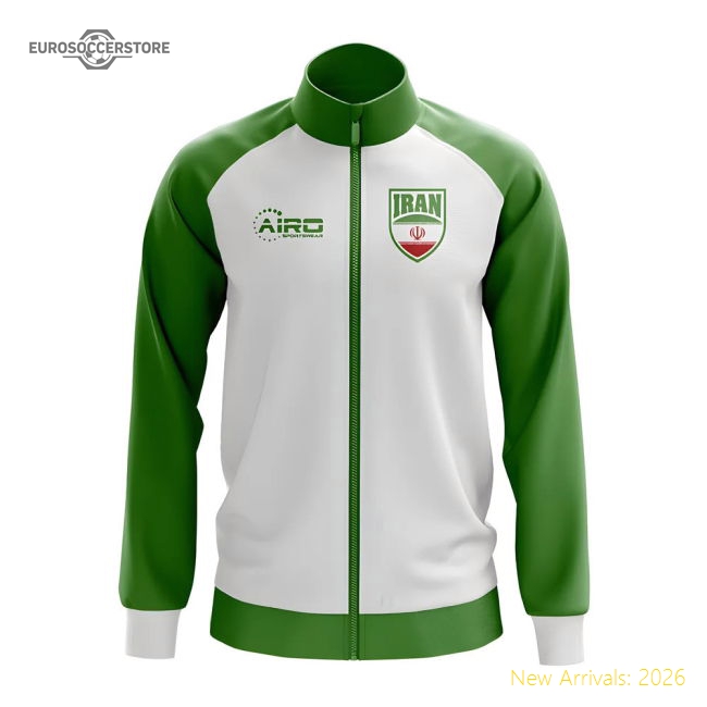Iran Concept Football Track Jacket (White)-Vantage Point Soccer