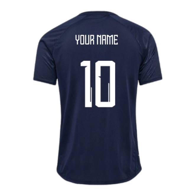 2024-2025 Denmark Training Jersey (Marine) (Your Name)-Vantage Point Soccer
