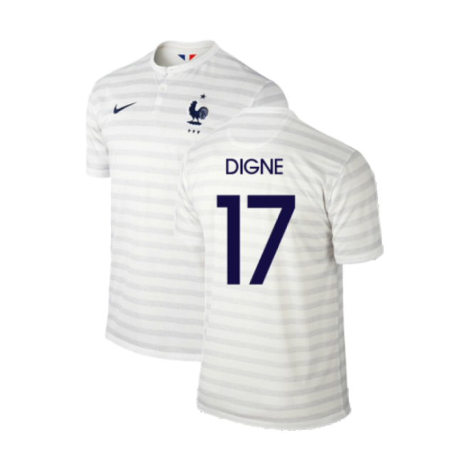 France 2014-15 Away Shirt ((Excellent) M) (Digne 17)-Vantage Point Soccer