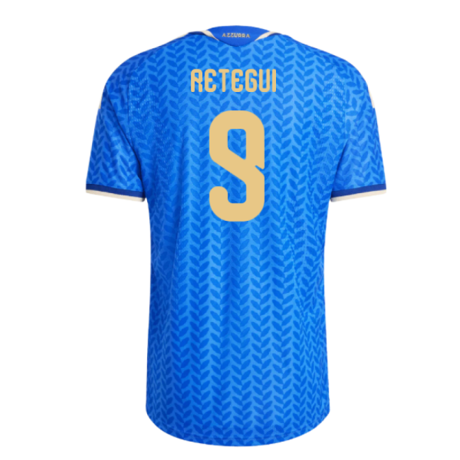 2026-2027 Italy Authentic Home Shirt (Retegui 9)-Vantage Point Soccer