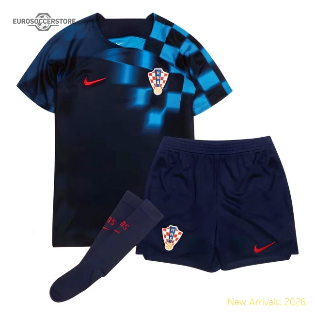 2022-2023 Croatia Away Mini Kit-Vantage Point Soccer