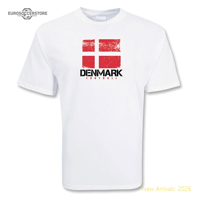 Denmark Football T-shirt-Vantage Point Soccer