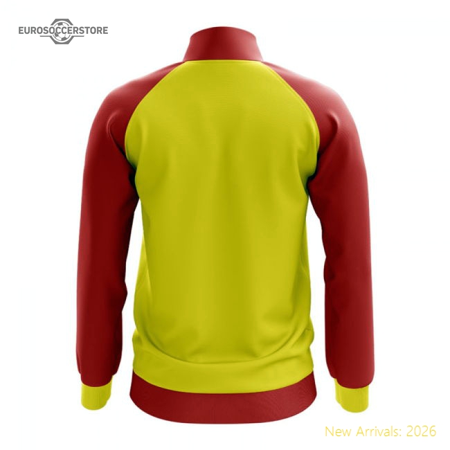 Brunei Concept Football Track Jacket (Yellow) - Kids-Vantage Point Soccer
