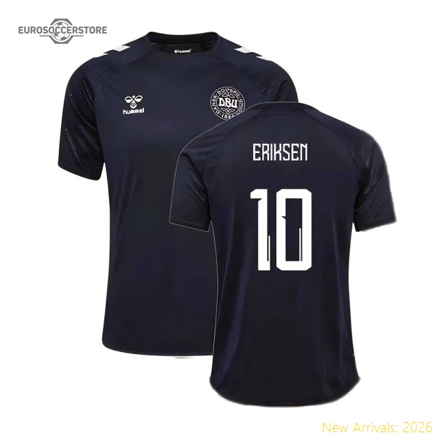 2024-2025 Denmark Training Jersey (Marine) (Eriksen 10)-Vantage Point Soccer