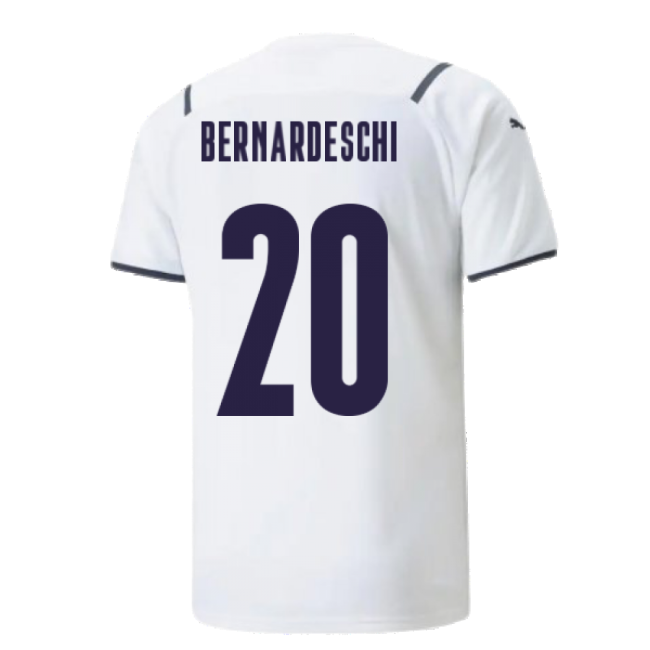 2021-2022 Italy Away Shirt (BERNARDESCHI 20)-Vantage Point Soccer