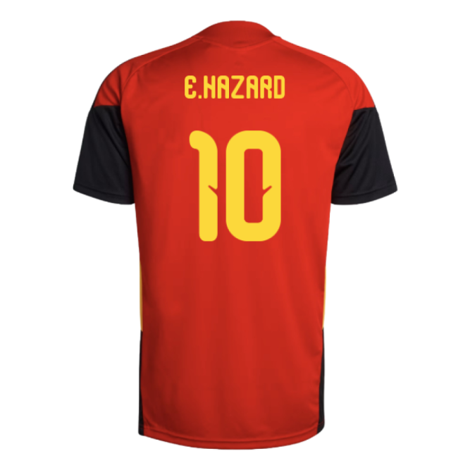 2026-2027 Belgium Training Jersey (Red) (E.Hazard 10)-Vantage Point Soccer
