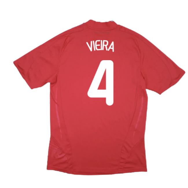 France 2008-10 Away Shirt ((Excellent) XL) (Vieira 4)-Vantage Point Soccer
