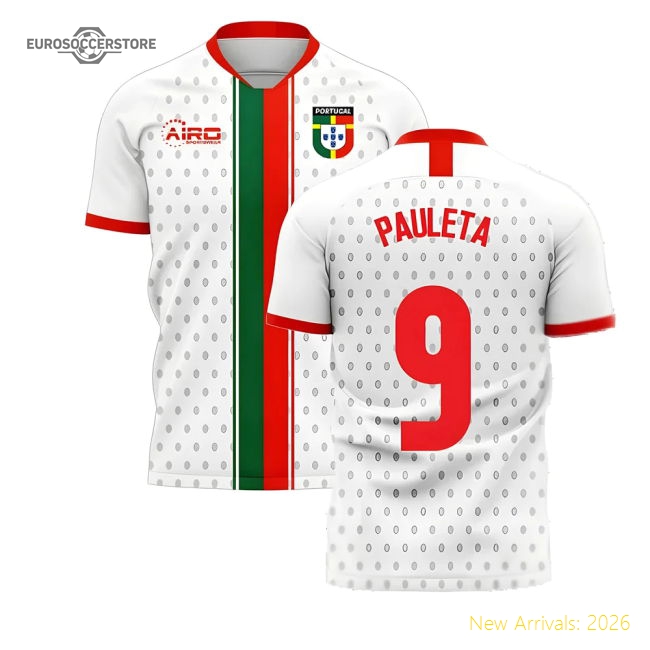 Portugal 2025-2026 Away Concept Football Kit (Libero) (PAULETA 9)-Vantage Point Soccer