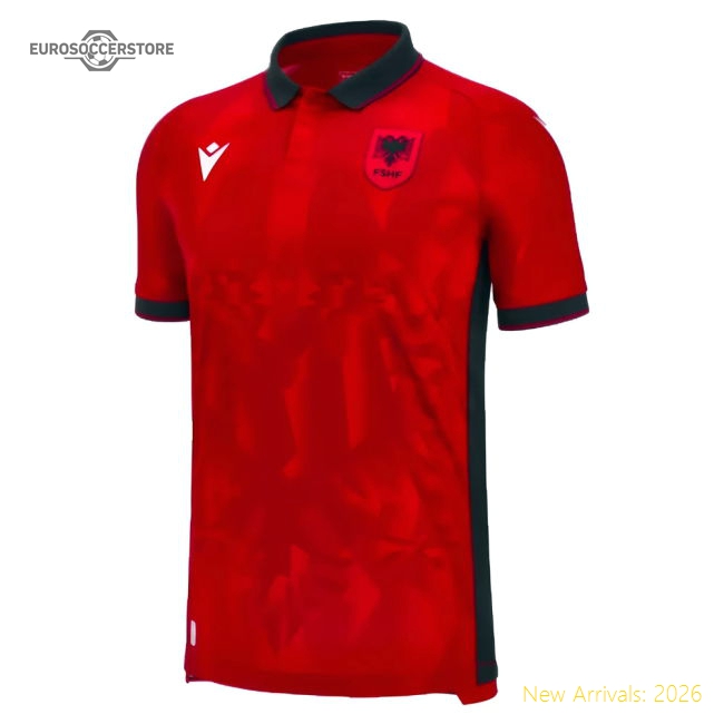 2023-2024 Albania Home Authentic Shirt-Vantage Point Soccer