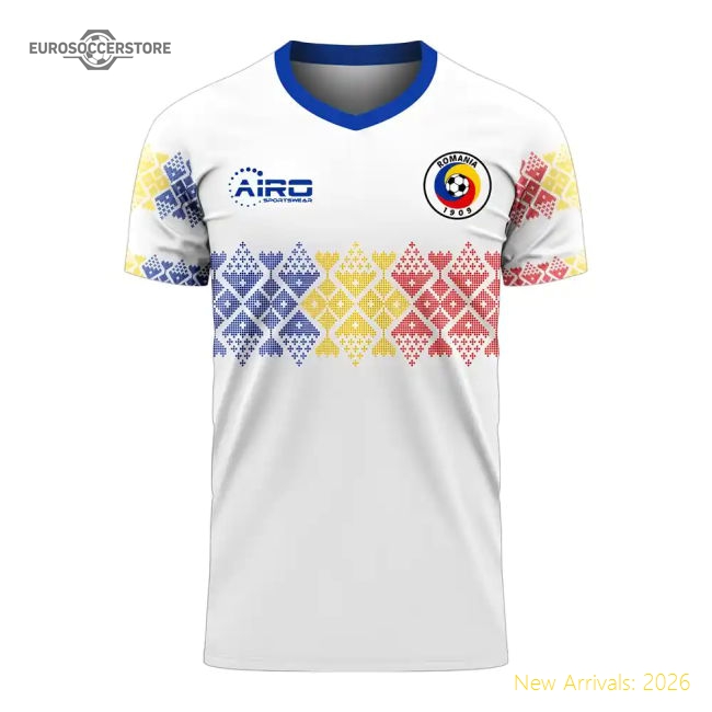 Romania 2025-2026 Away Concept Football Kit (Libero) (Your Name)-Vantage Point Soccer