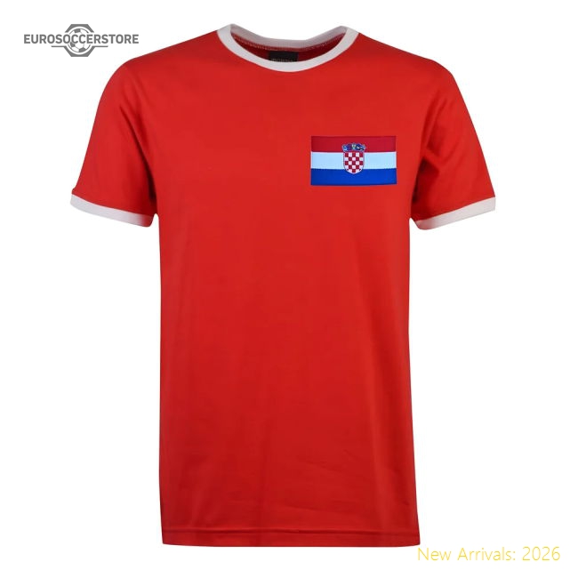 Croatia Red/White T-Shirt-Vantage Point Soccer