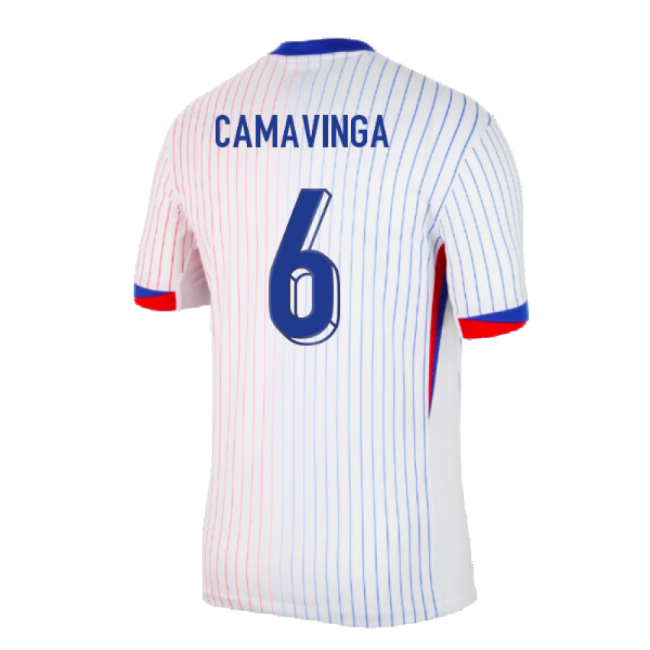 2024-2025 France Away Shirt (Camavinga 6)-Vantage Point Soccer
