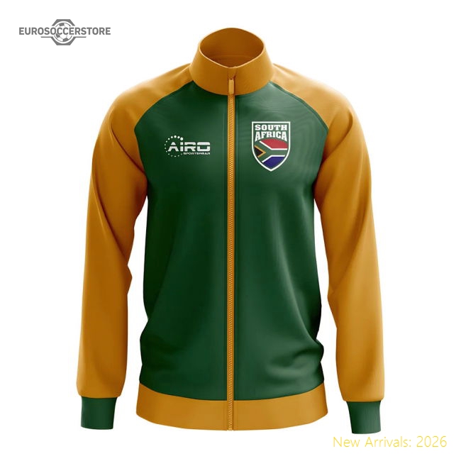 South Africa Concept Football Track Jacket (Green)-Football Shirts Shop