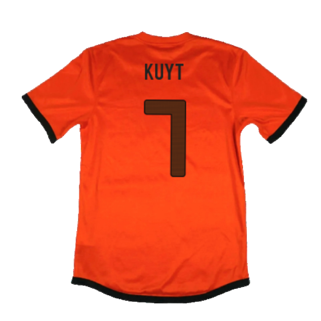 Holland 2012-13 Home Shirt ((Very Good) S) (Kuyt 7)-Football Jersey Hub