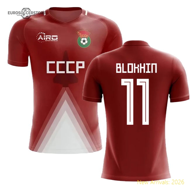 USSR Home Concept Football Shirt (Blokhin 11)-Vantage Point Soccer