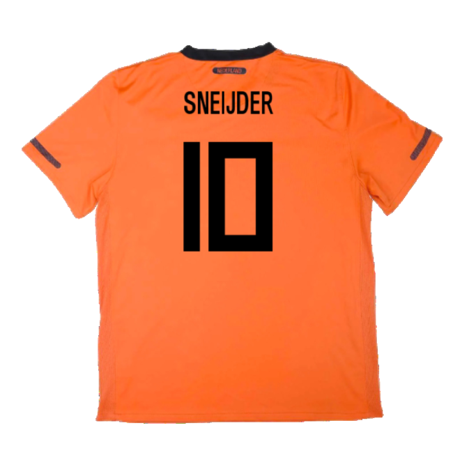 Holland 2010-11 Home Shirt ((Excellent) S) (Sneijder 10)-Football Jersey Hub