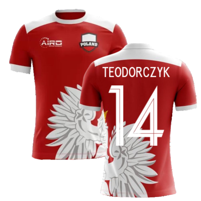 2025-2026 Poland Away Concept Football Shirt (Teodorczyk 14) - Kids-Vantage Point Soccer