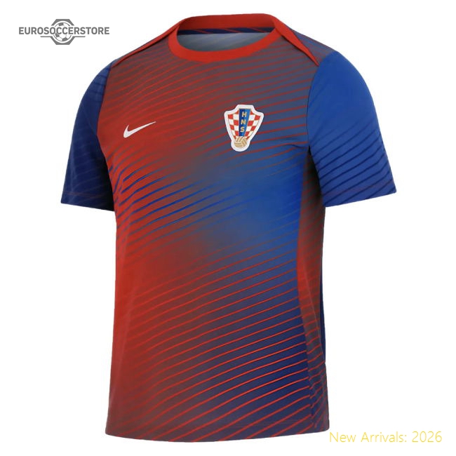 2024-2025 Croatia Academy Pro Football Shirt (Deep Royal)-Vantage Point Soccer