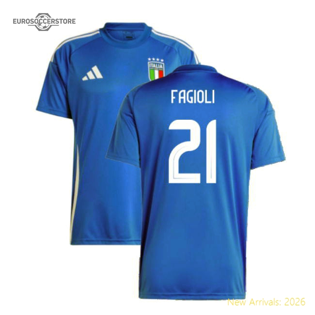 2024-2025 Italy Home Fan Jersey (FAGIOLI 21)-Vantage Point Soccer