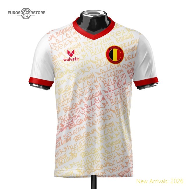 Belgium Heritage Football Jersey (Wolvate) Adult Short Sleeve-Vantage Point Soccer