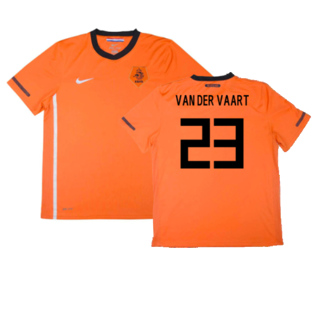 Holland 2010-11 Home Shirt ((Excellent) S) (Van Der Vaart 23)-Football Jersey Hub