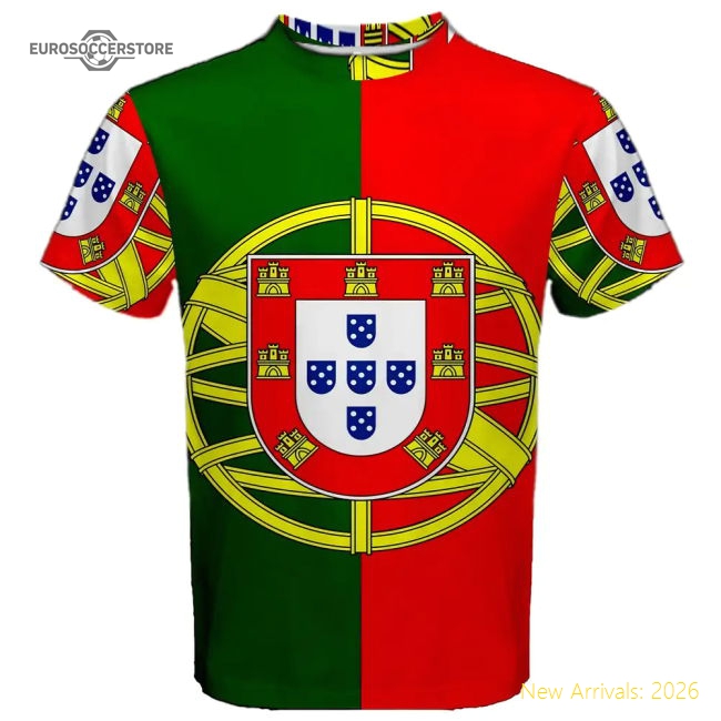 Portugal Coat of Arms Sublimated Sports Jersey-Vantage Point Soccer