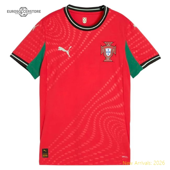 2025-2026 Portugal Womens Team Home Shirt (Ladies)-Vantage Point Soccer