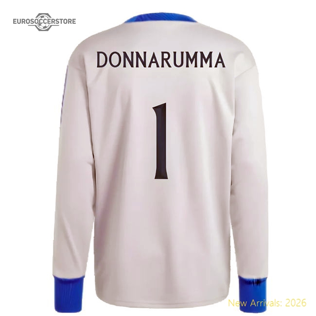 2023-2024 Italy Goalkeeper Icon Jersey (Grey) (Donnarumma 1)-Vantage Point Soccer