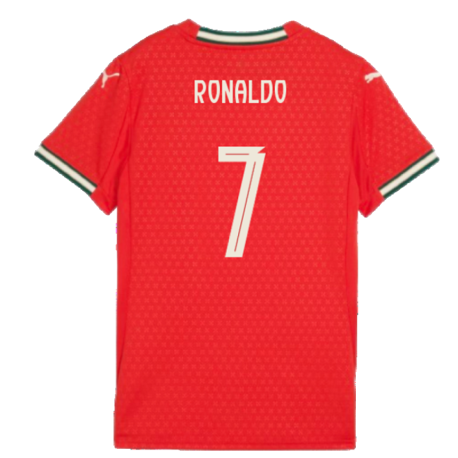 2025-2026 Portugal Home Shirt (Ladies) (Ronaldo 7)-Vantage Point Soccer