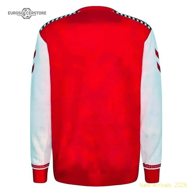 2024-2025 Denmark Fan 96 Christmas Jumper (Red)-Vantage Point Soccer