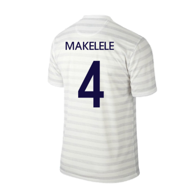 France 2014-15 Away Shirt ((Excellent) M) (Makelele 4)-Vantage Point Soccer