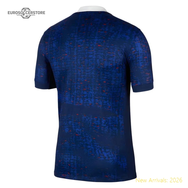 2025 France Womens Team Home Shirt (Unisex)-Vantage Point Soccer