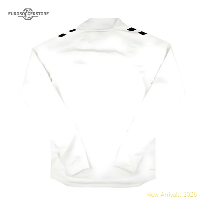 2024-2025 Denmark Pro Half Zip Sweat Top (White)-Vantage Point Soccer