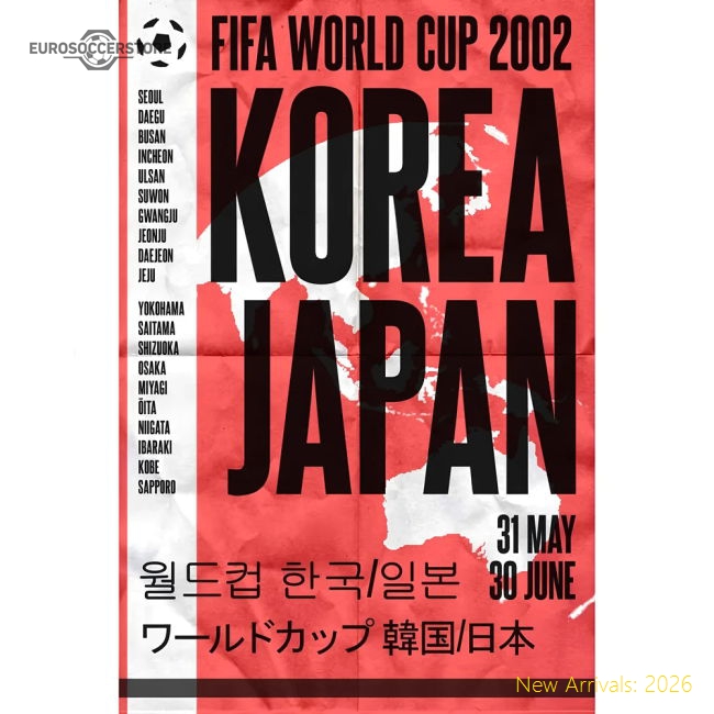 Pennarello: World Cup - Korea Japan 2002 T-Shirt - Black-The Soccer Shirt Hub