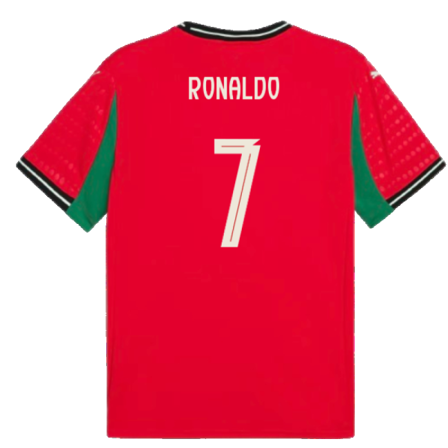 2025-2026 Portugal Womens Team Home Shirt (Unisex) (Ronaldo 7)-Vantage Point Soccer