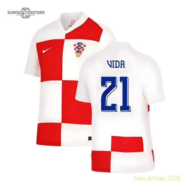 2024-2025 Croatia Home Shirt (Vida 21)-Vantage Point Soccer