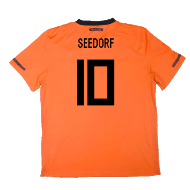 Holland 2010-11 Home Shirt ((Excellent) S) (Seedorf 10)-Football Jersey Hub
