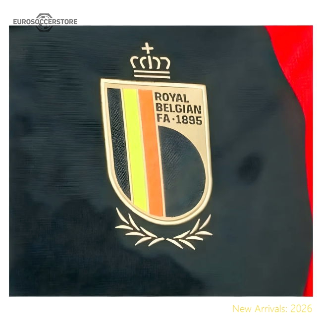 2024-2025 Belgium Polo Shirt (Black)-Vantage Point Soccer